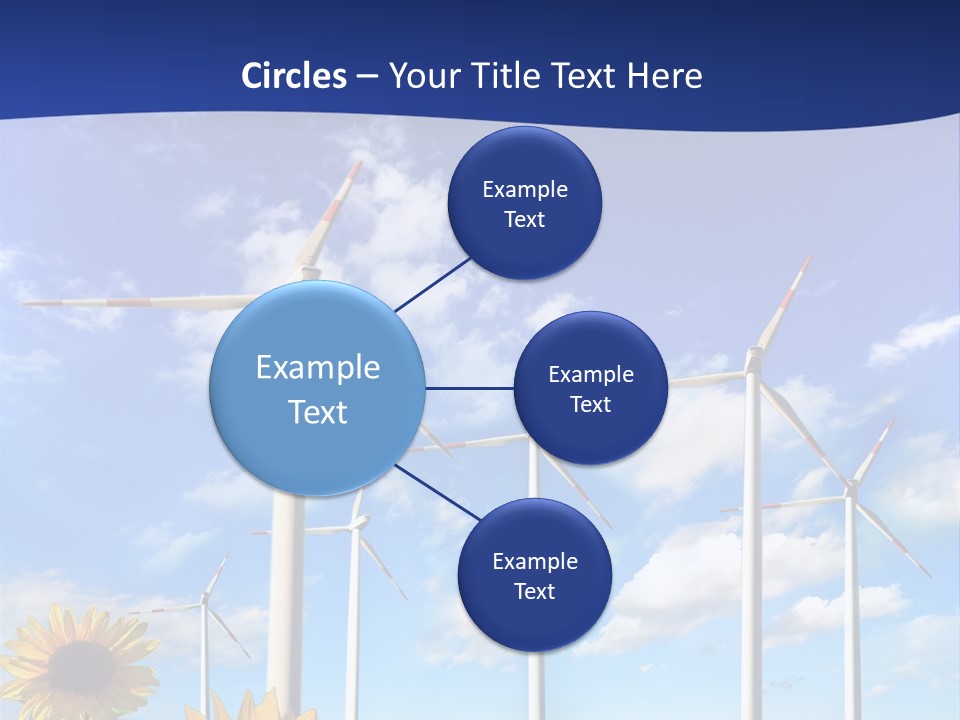 River Blue Renewable PowerPoint Template