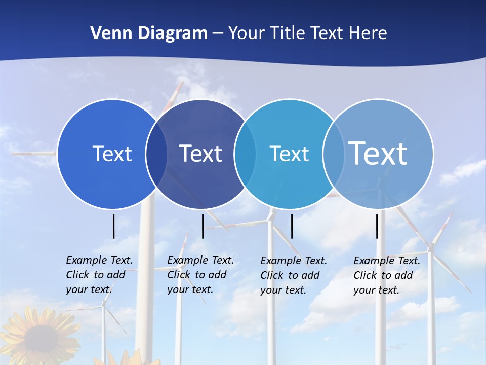 River Blue Renewable PowerPoint Template