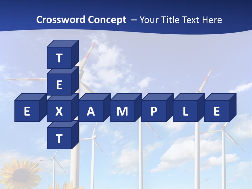 River Blue Renewable PowerPoint Template