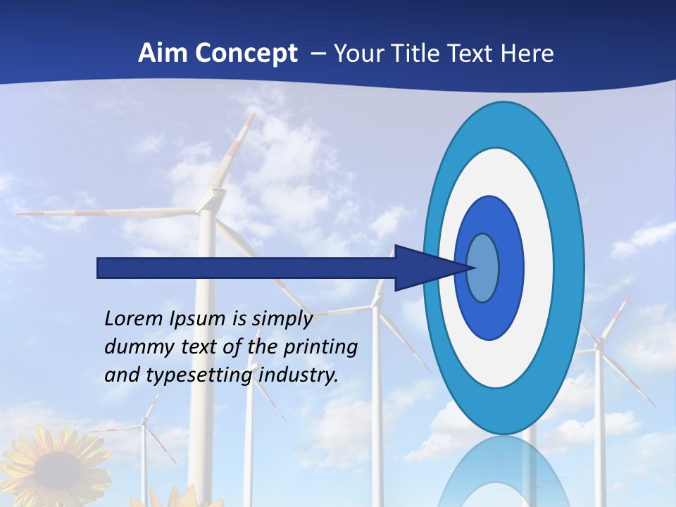 River Blue Renewable PowerPoint Template