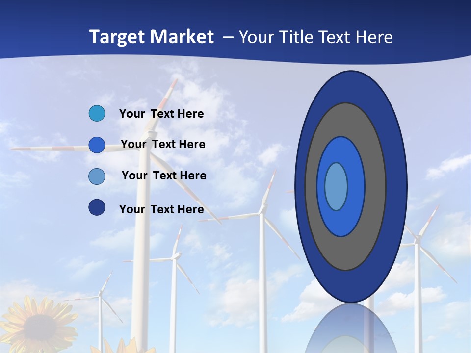 River Blue Renewable PowerPoint Template
