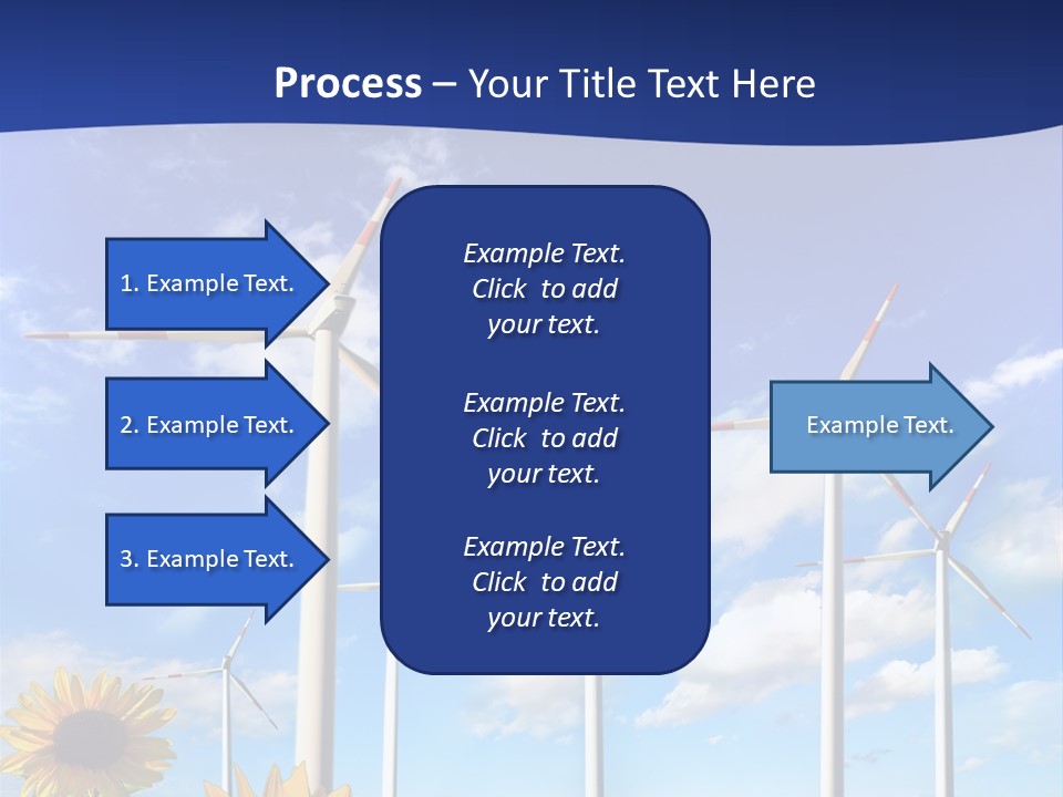 River Blue Renewable PowerPoint Template
