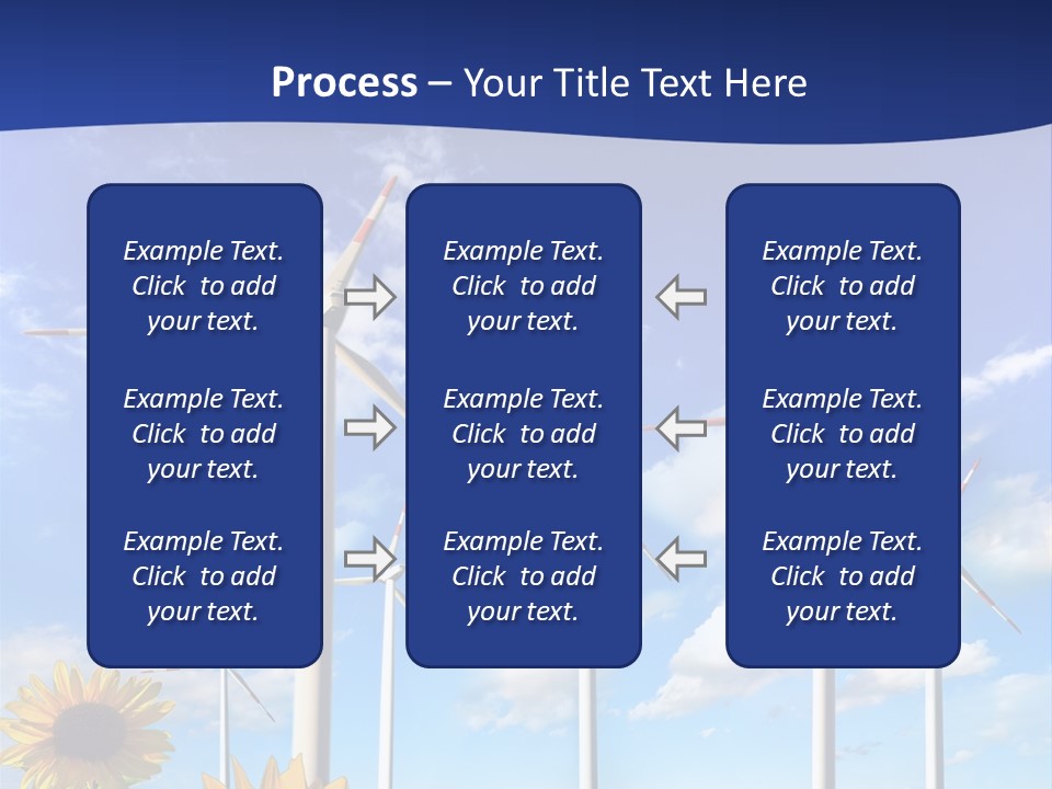 River Blue Renewable PowerPoint Template