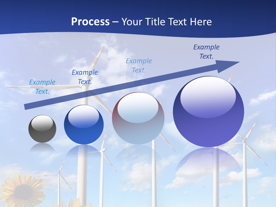 River Blue Renewable PowerPoint Template