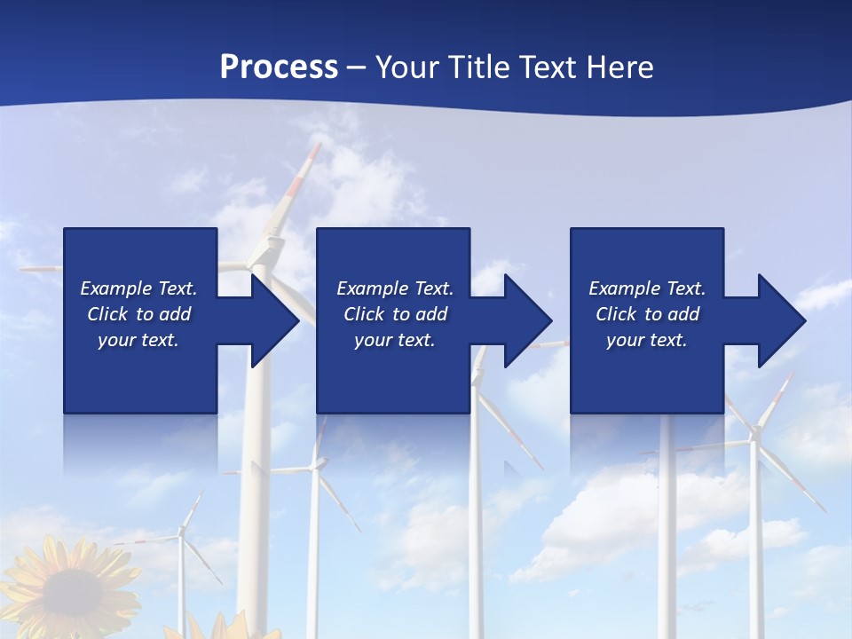 River Blue Renewable PowerPoint Template