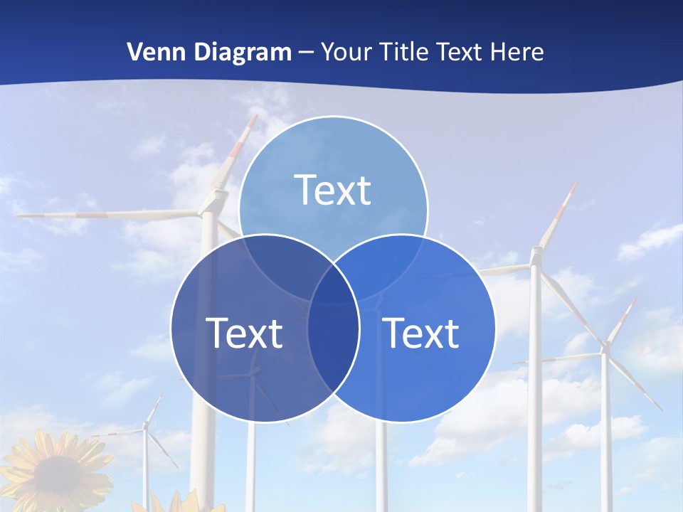 River Blue Renewable PowerPoint Template