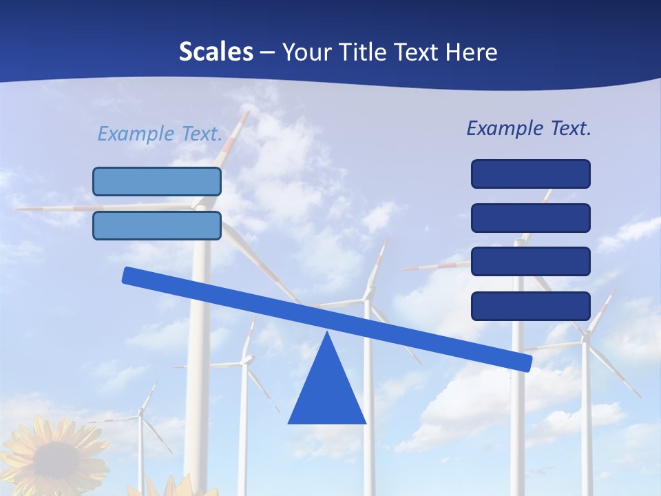 River Blue Renewable PowerPoint Template