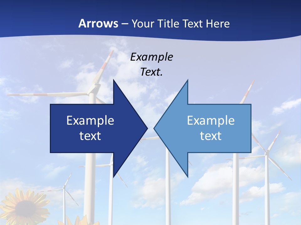 River Blue Renewable PowerPoint Template