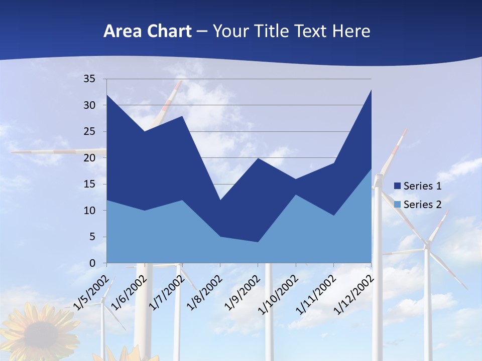 River Blue Renewable PowerPoint Template