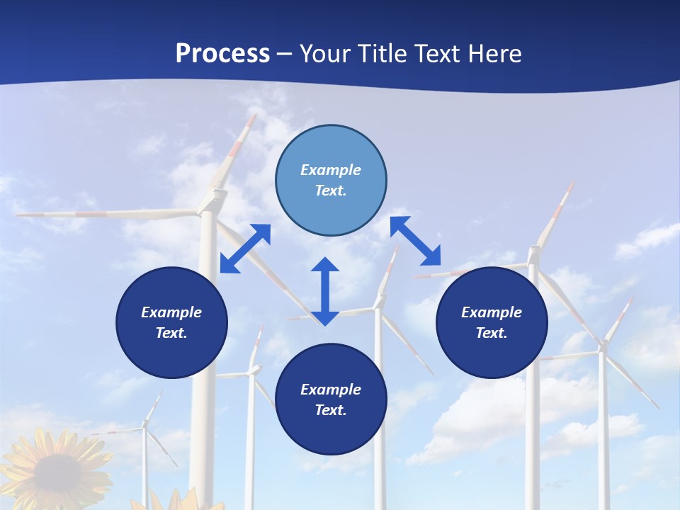 River Blue Renewable PowerPoint Template
