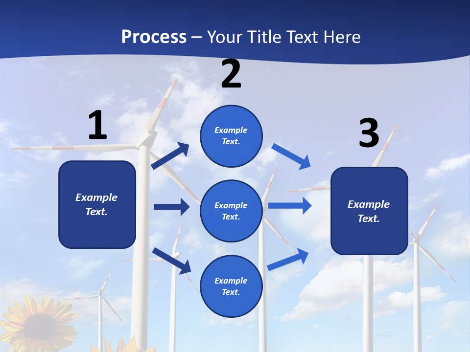 River Blue Renewable PowerPoint Template