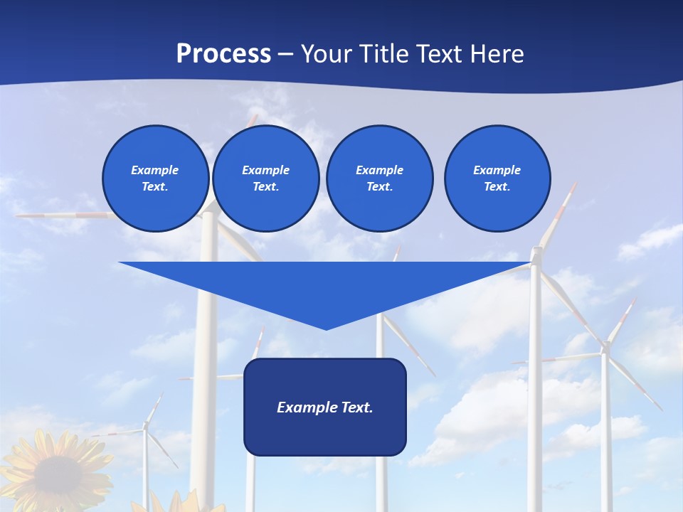 River Blue Renewable PowerPoint Template