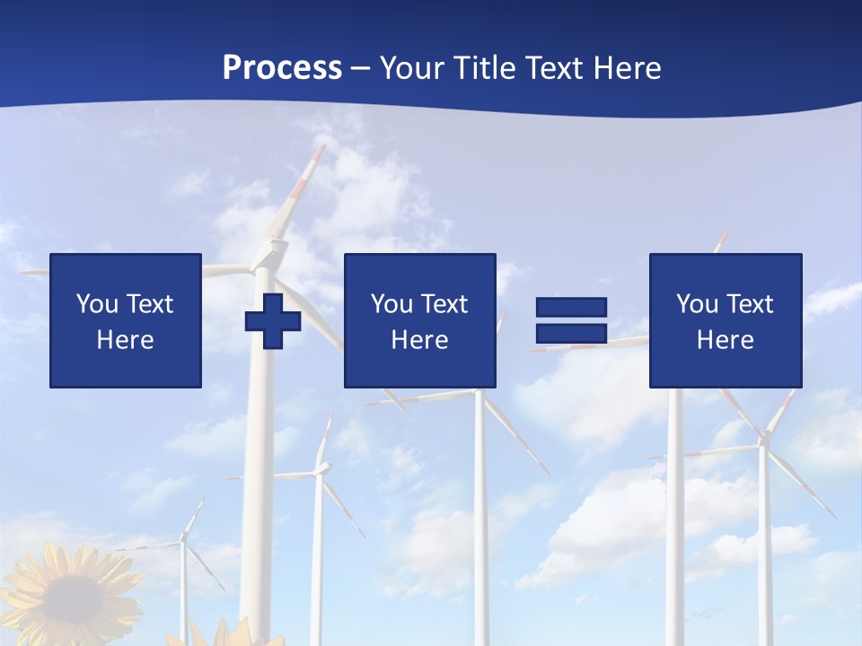 River Blue Renewable PowerPoint Template