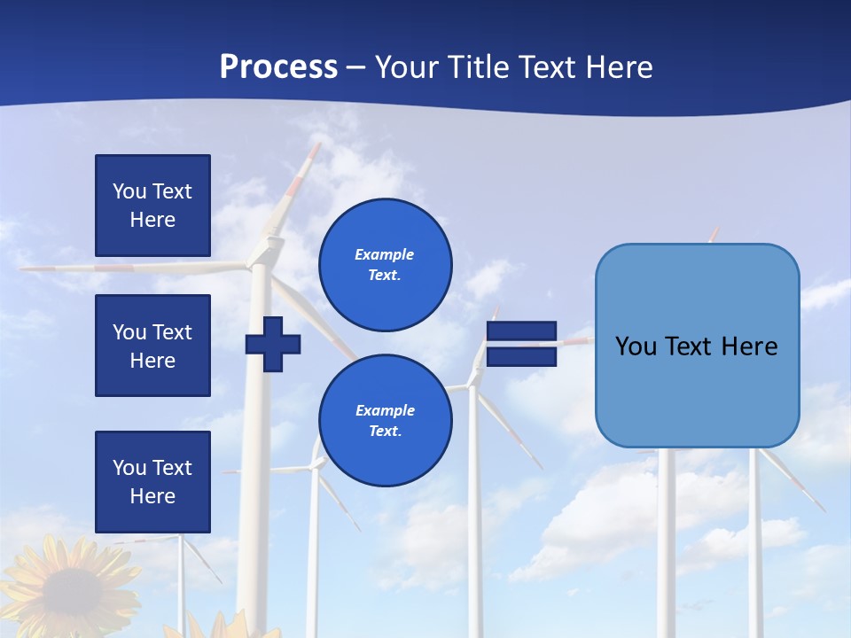 River Blue Renewable PowerPoint Template