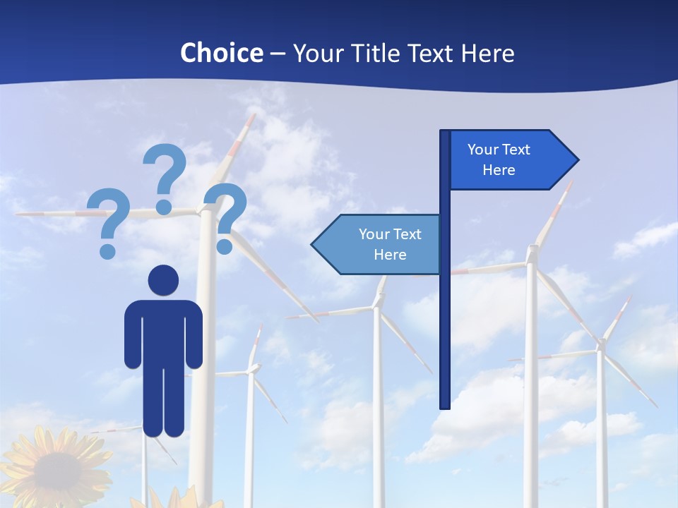 River Blue Renewable PowerPoint Template