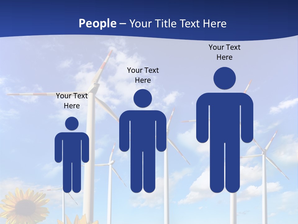 River Blue Renewable PowerPoint Template