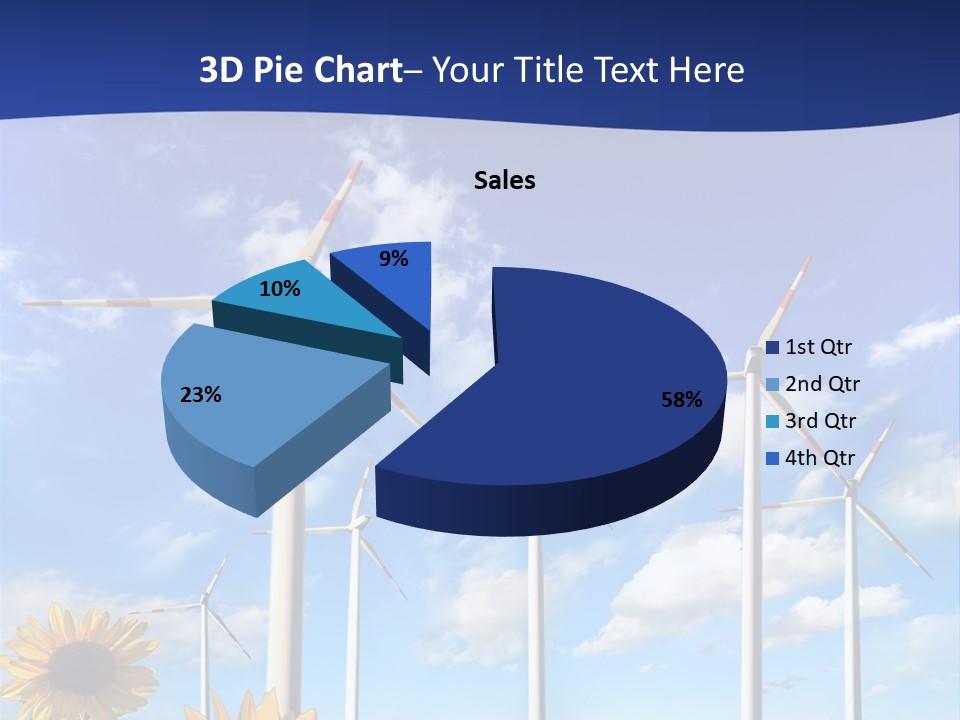 River Blue Renewable PowerPoint Template