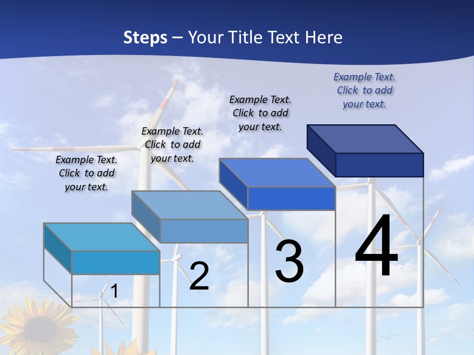 River Blue Renewable PowerPoint Template