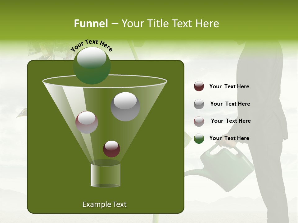 Business Savings Businessman PowerPoint Template