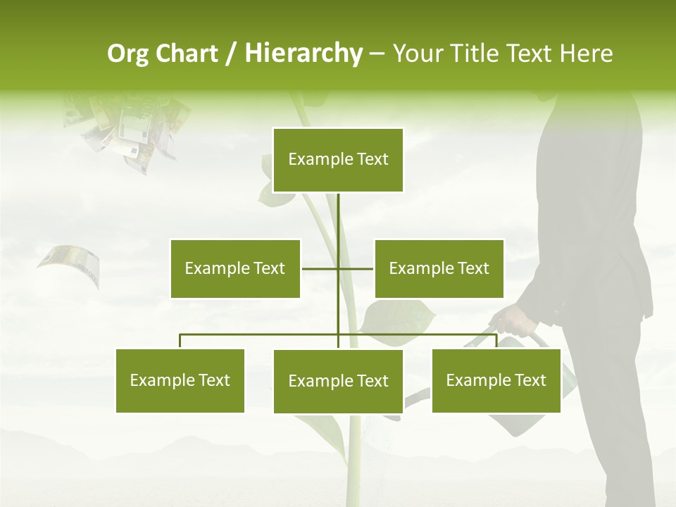 Business Savings Businessman PowerPoint Template