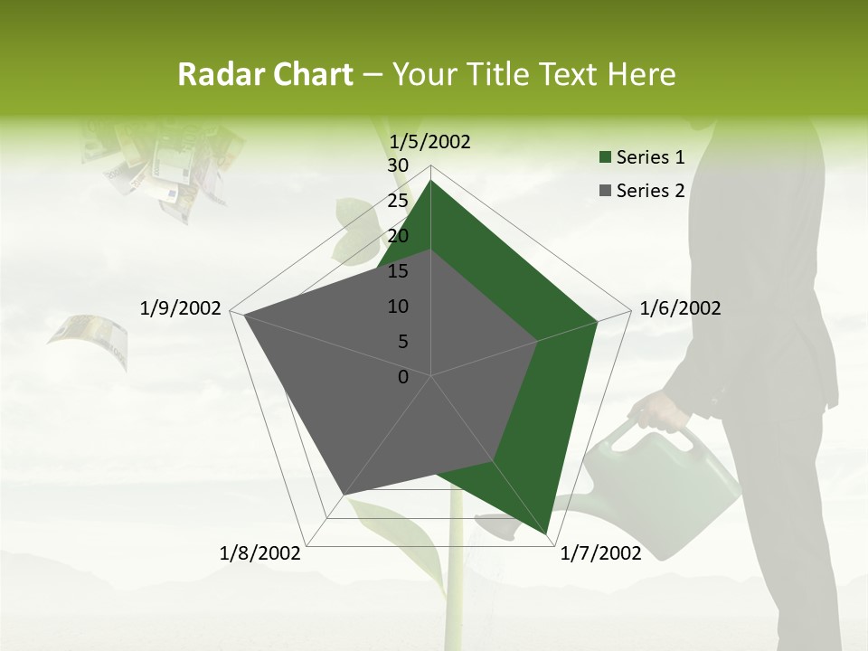 Business Savings Businessman PowerPoint Template