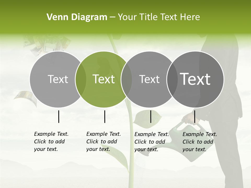 Business Savings Businessman PowerPoint Template