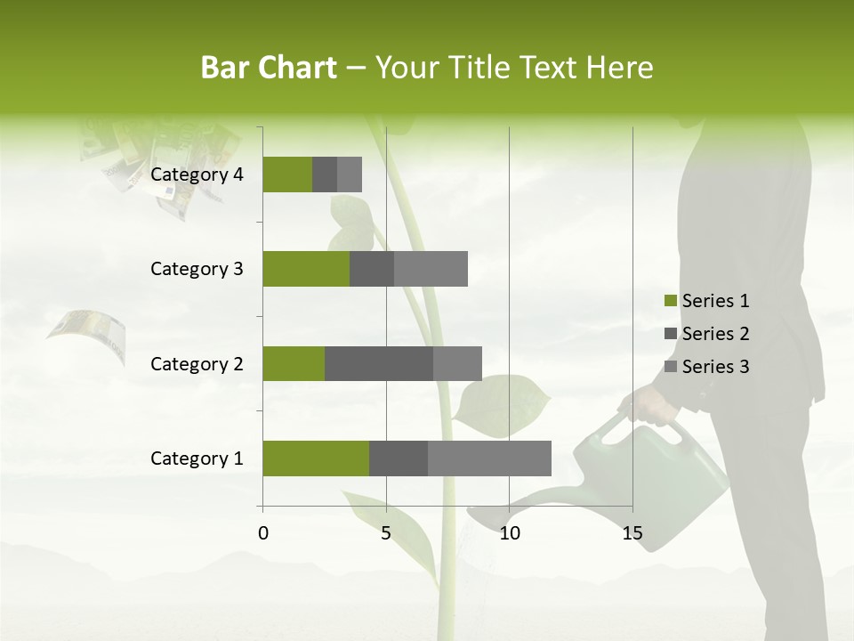 Business Savings Businessman PowerPoint Template