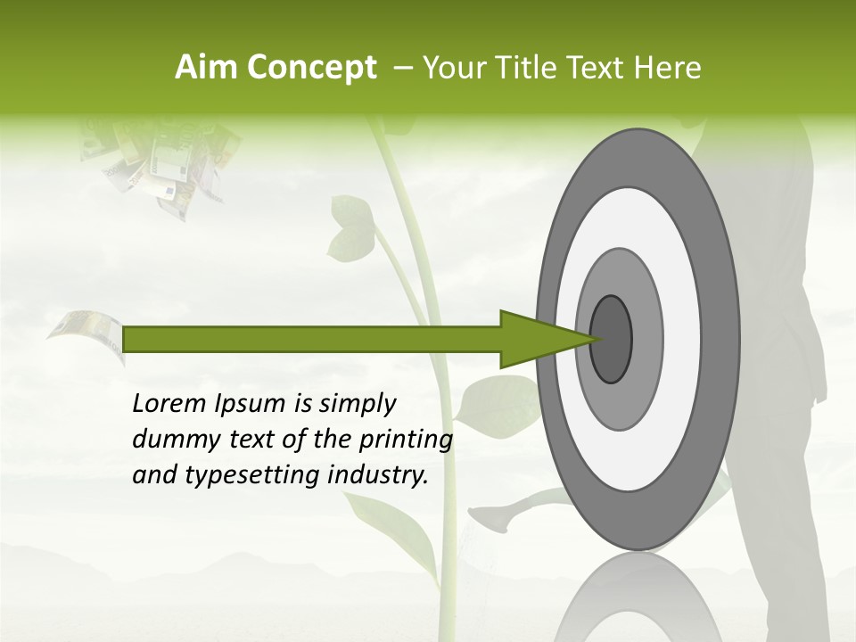 Business Savings Businessman PowerPoint Template