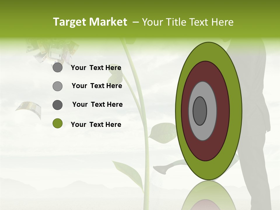 Business Savings Businessman PowerPoint Template