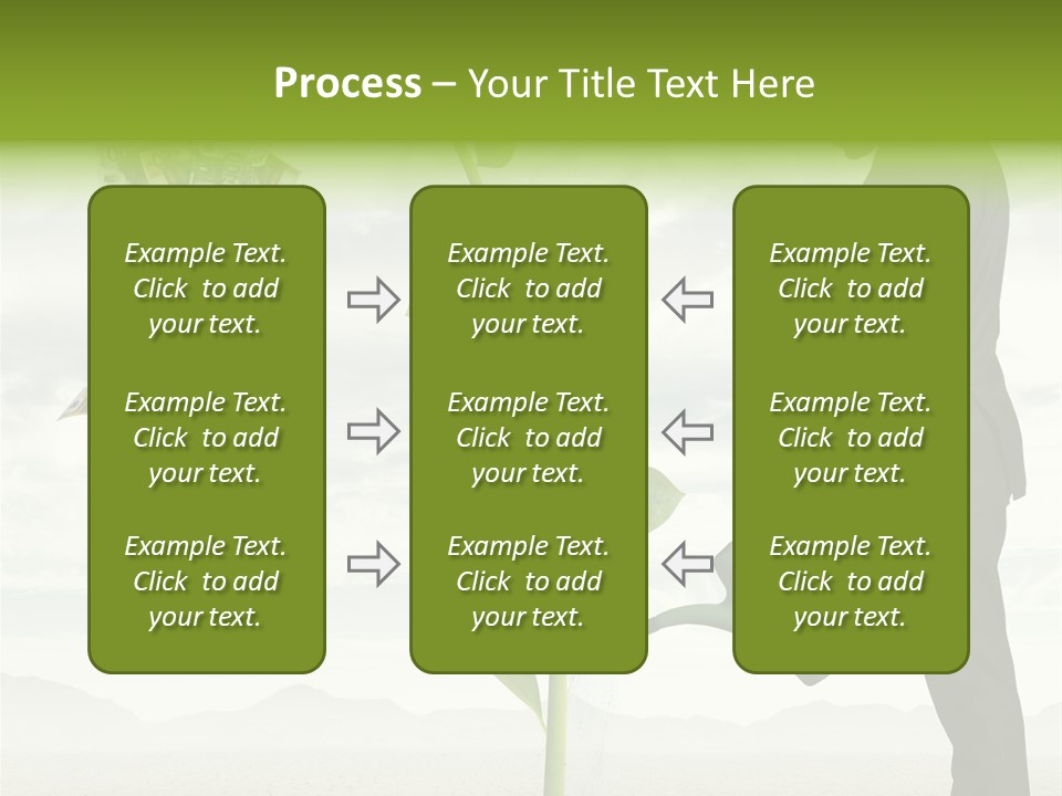 Business Savings Businessman PowerPoint Template