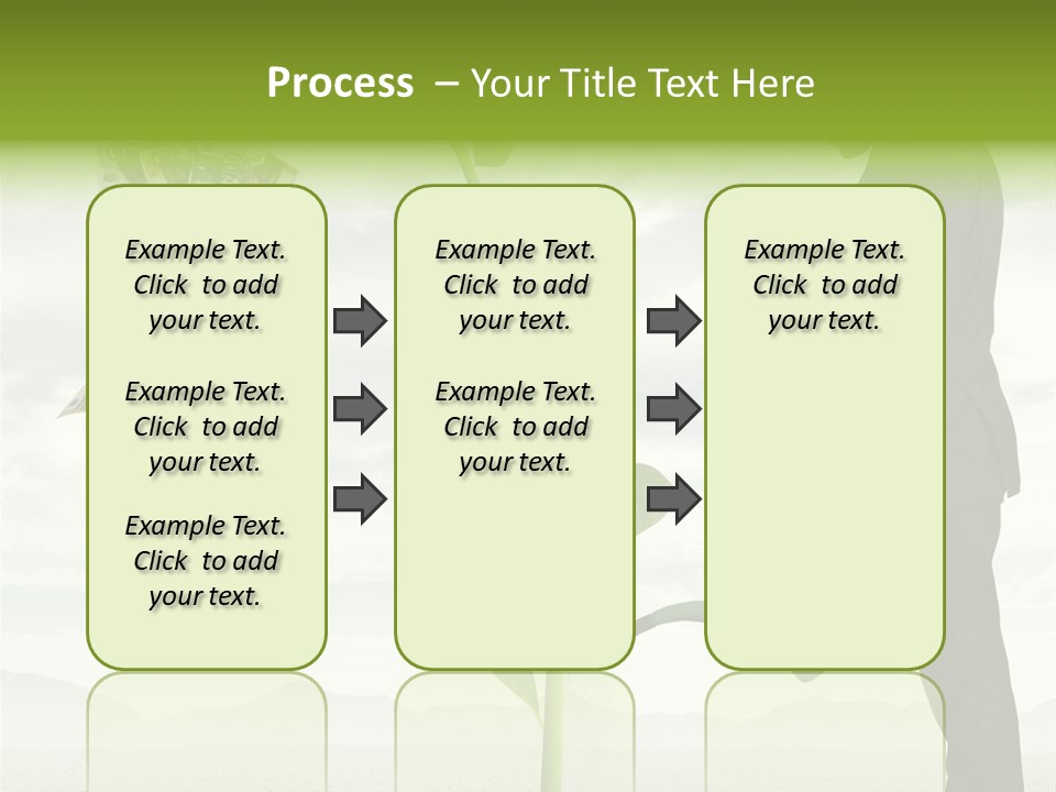 Business Savings Businessman PowerPoint Template