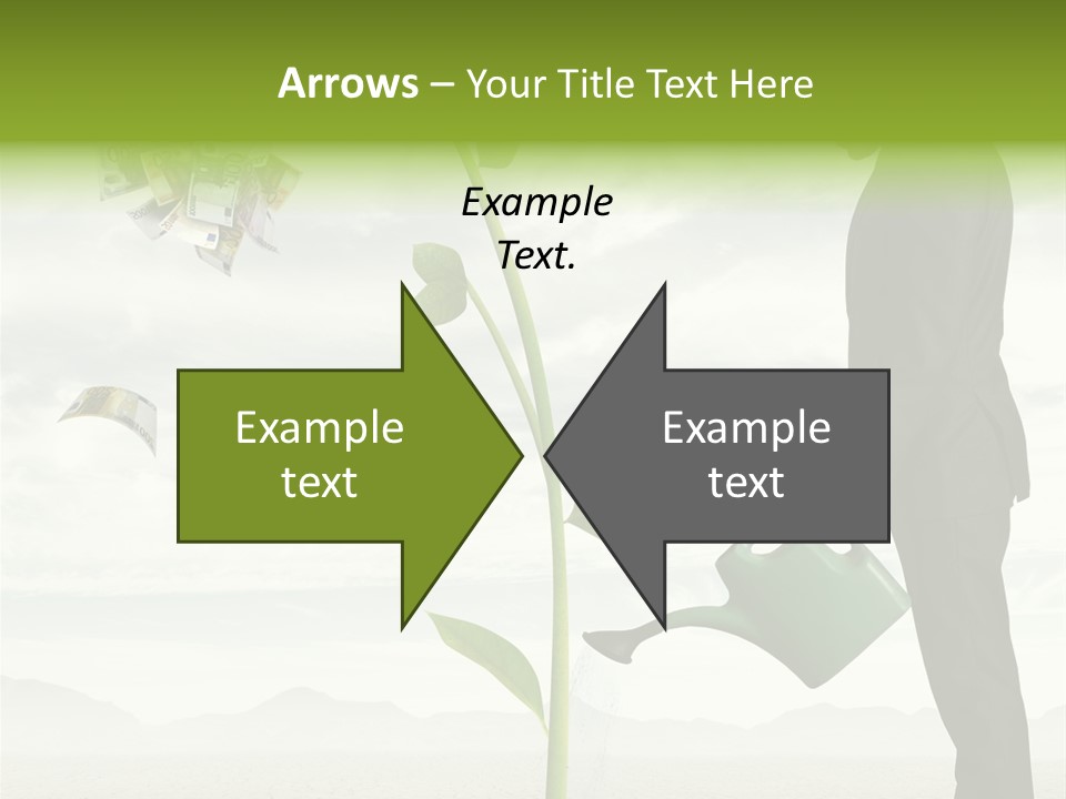 Business Savings Businessman PowerPoint Template