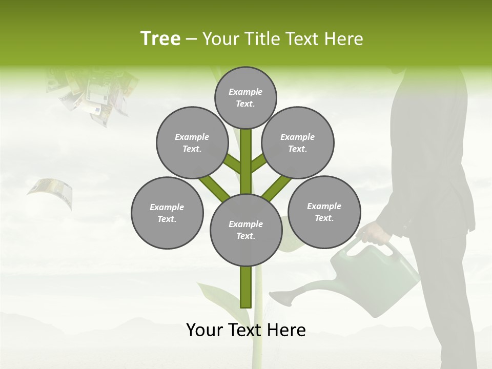 Business Savings Businessman PowerPoint Template