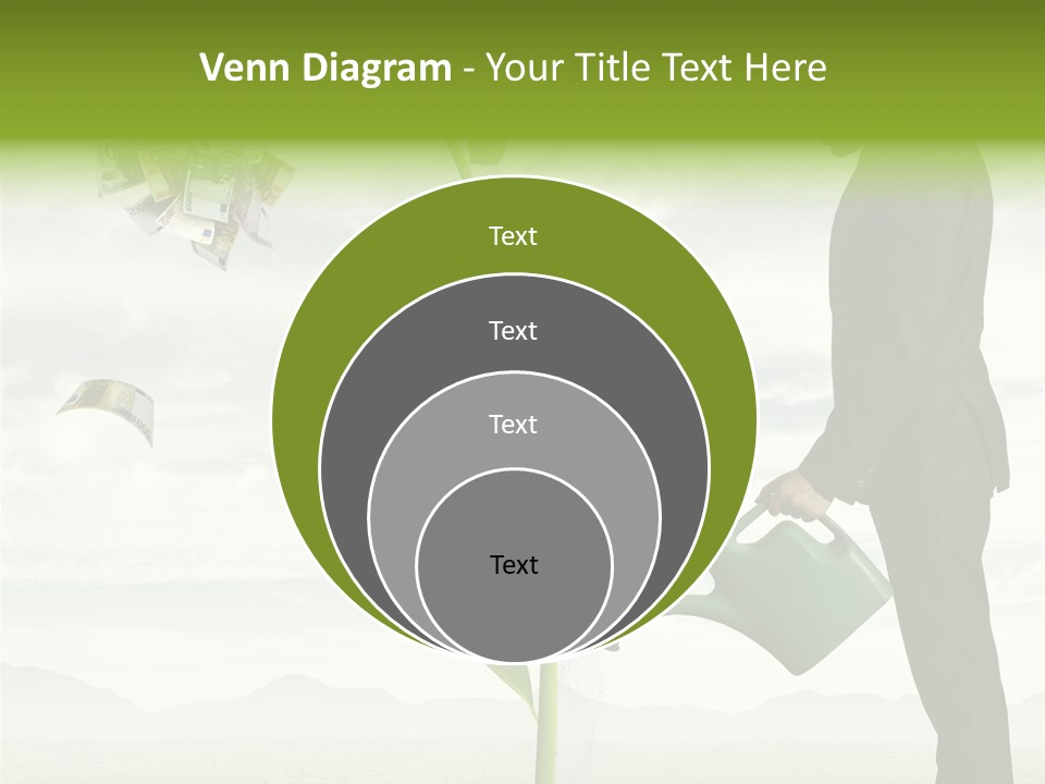 Business Savings Businessman PowerPoint Template