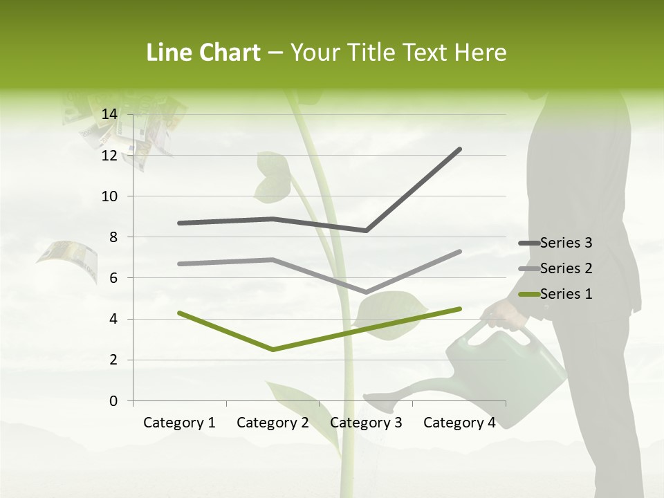 Business Savings Businessman PowerPoint Template