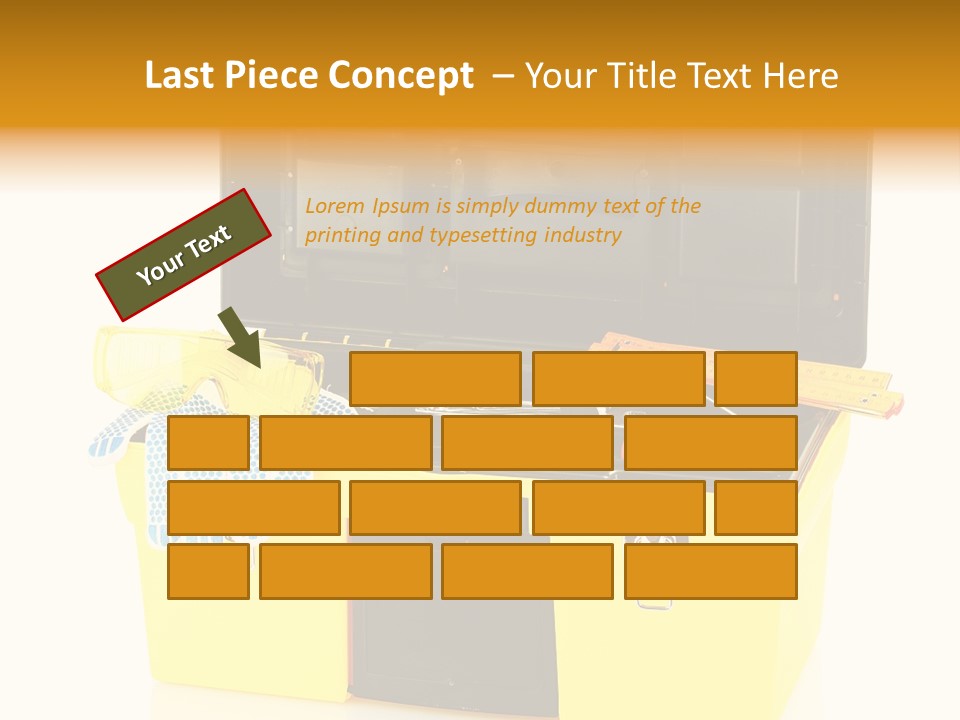 Case Service Container PowerPoint Template