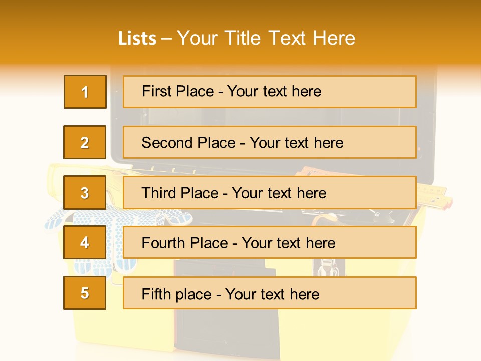 Case Service Container PowerPoint Template