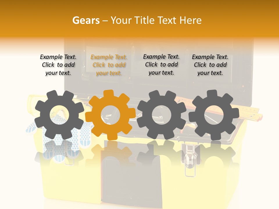 Case Service Container PowerPoint Template
