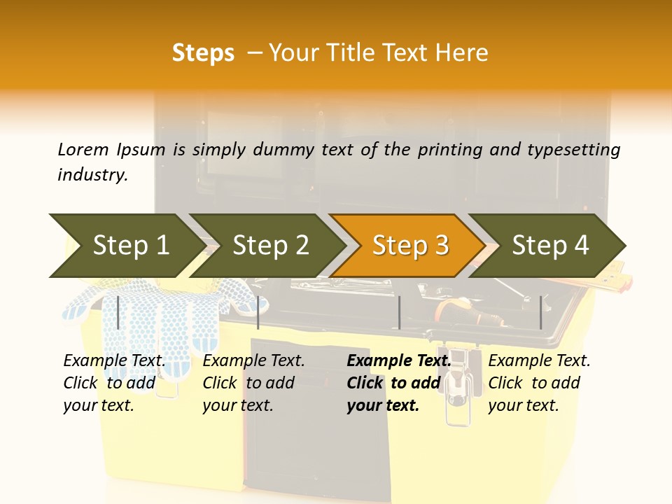 Case Service Container PowerPoint Template