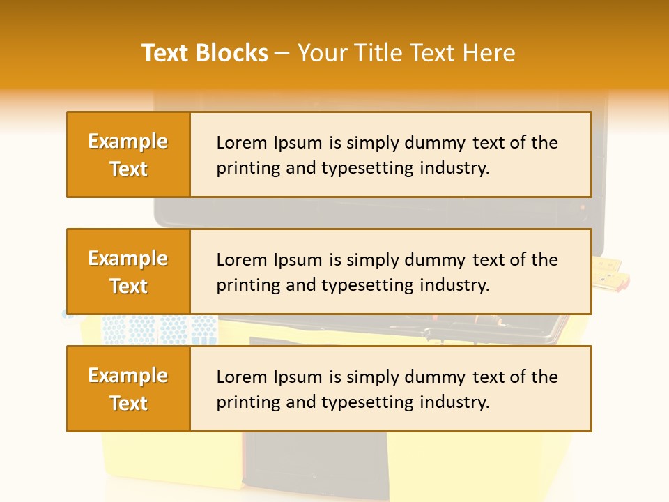 Case Service Container PowerPoint Template