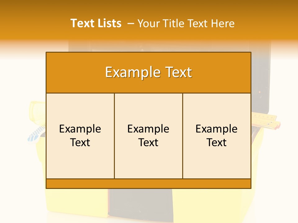 Case Service Container PowerPoint Template