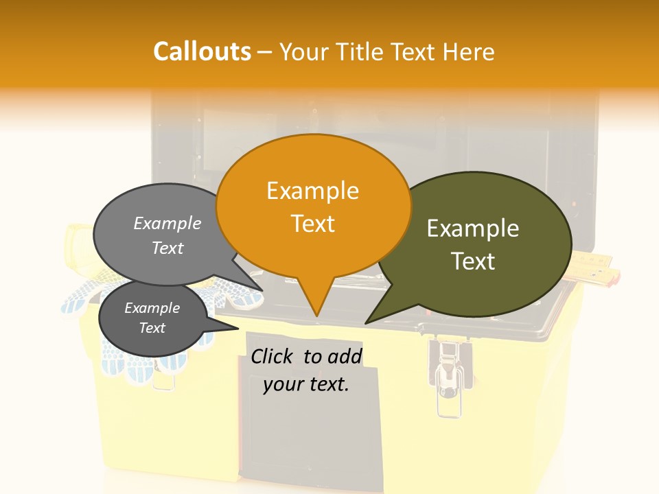 Case Service Container PowerPoint Template