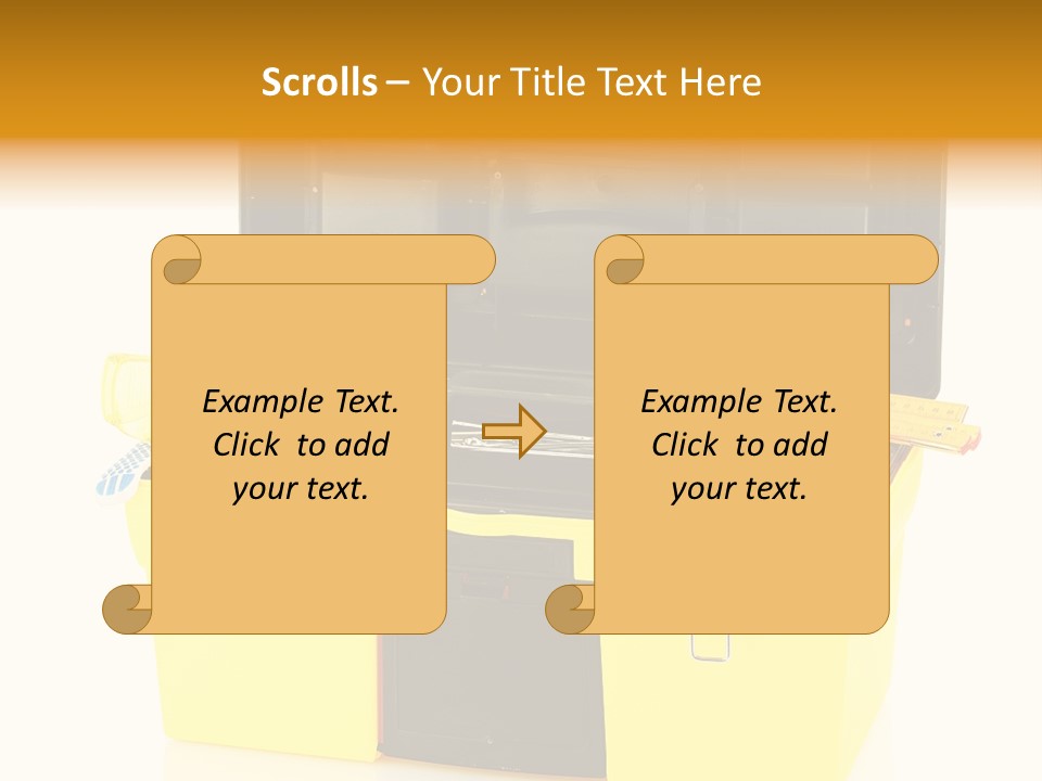 Case Service Container PowerPoint Template