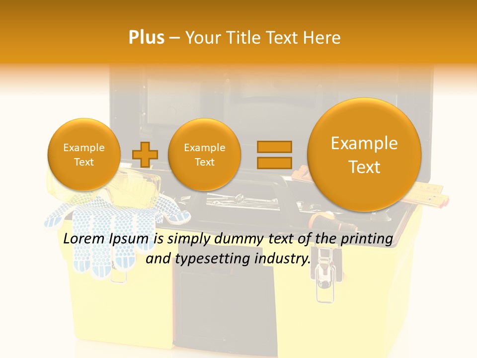 Case Service Container PowerPoint Template