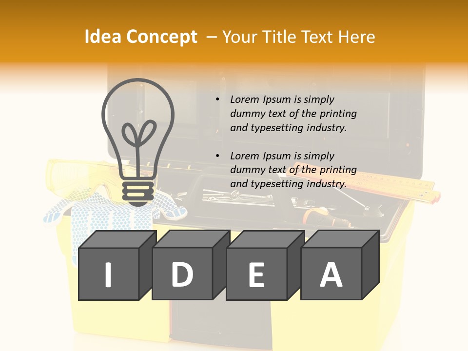 Case Service Container PowerPoint Template