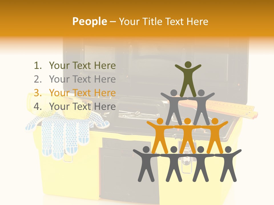 Case Service Container PowerPoint Template