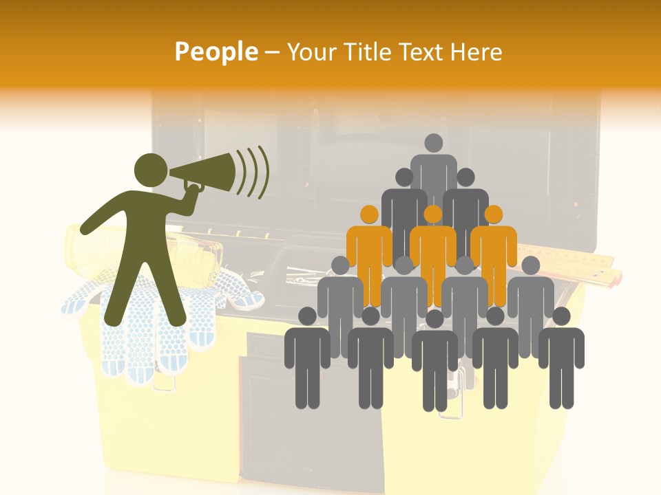 Case Service Container PowerPoint Template