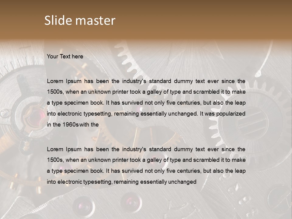 Engine Quality Instrument PowerPoint Template
