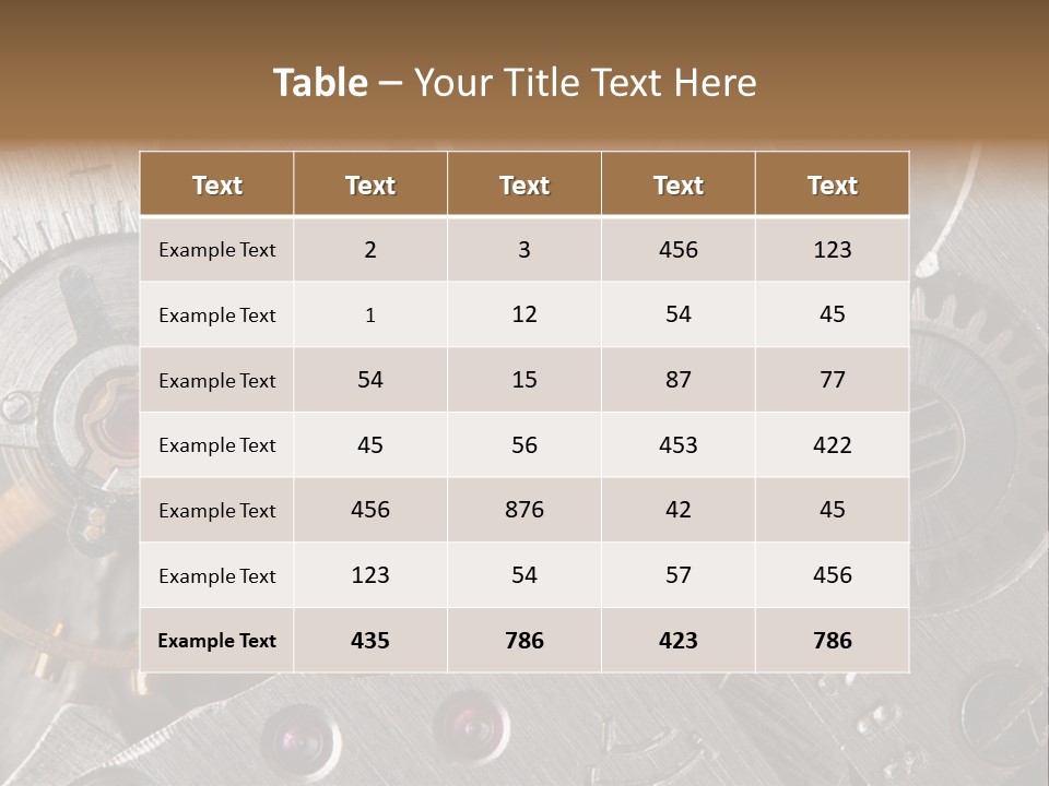 Engine Quality Instrument PowerPoint Template