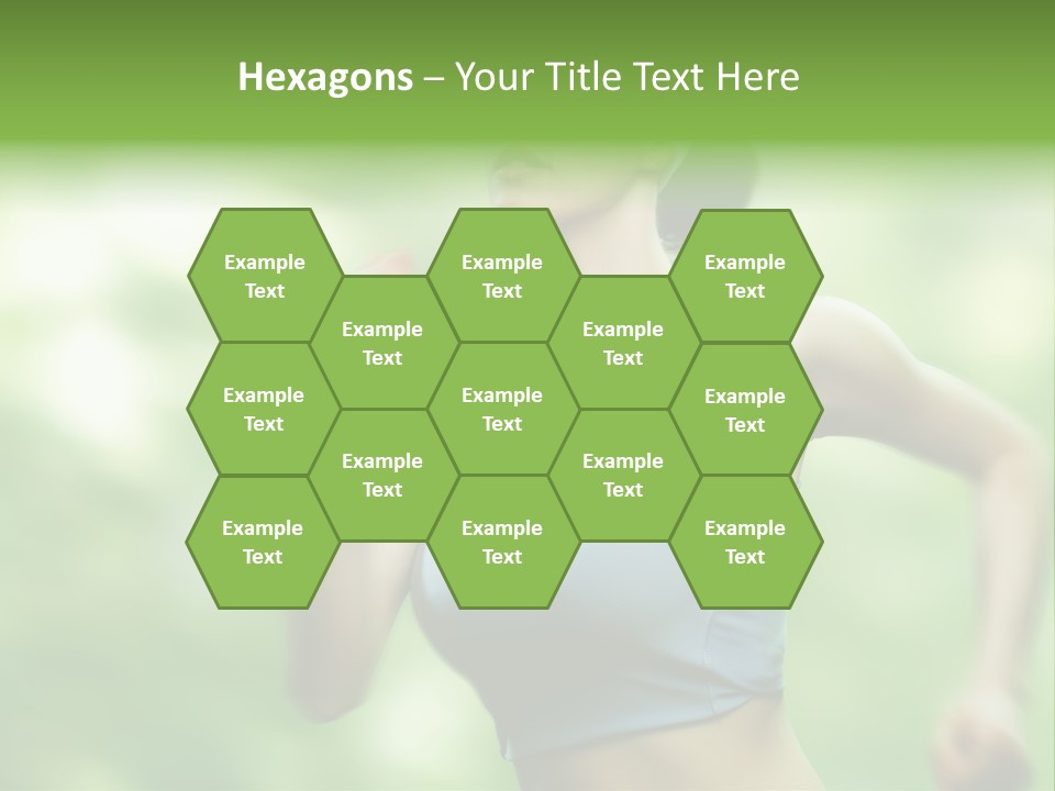 Caucasian Beauty One PowerPoint Template